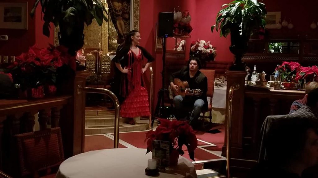 Roscón de Reyes con flamenco
