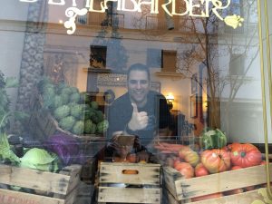 Productos de temporada en el restaurante de la Taberna del Alabardero